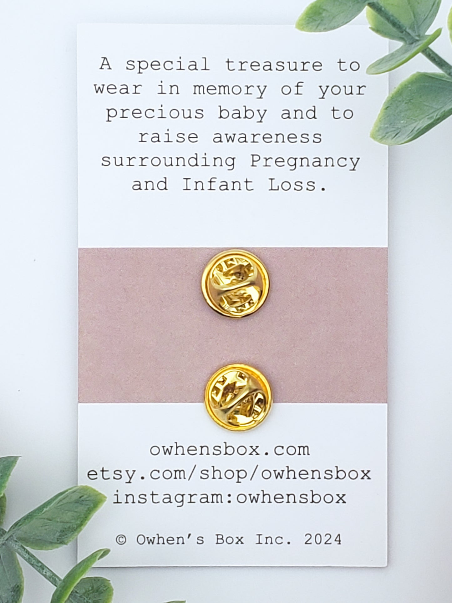 Pregnancy and Infant Loss Remembrance Pin