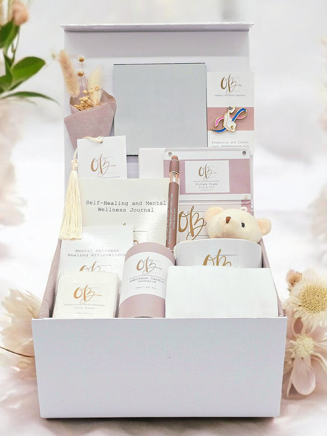 Pregnancy and Infant Loss (Deluxe) Self-Healing and Mental Wellness Healing Box